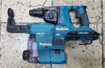 MAKITA {牧田} DHR280ZWJ 36V充電式無刷鎚鑽 三用震動鎚鑽 【單主機】附集塵系統