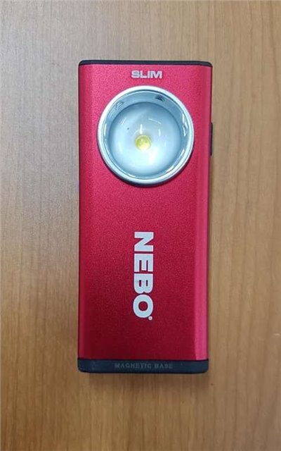 耐寶 nebo  slim 超薄型充電可調光 LED燈  NB6694TB 紅色