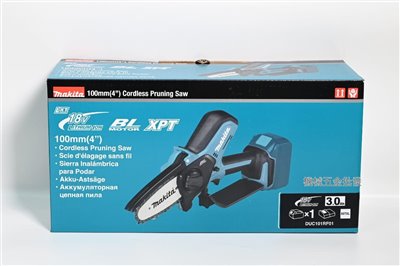makita {牧田}  DUC101RF01 18V3.0A 4英吋充電式無刷手持式鏈鋸機