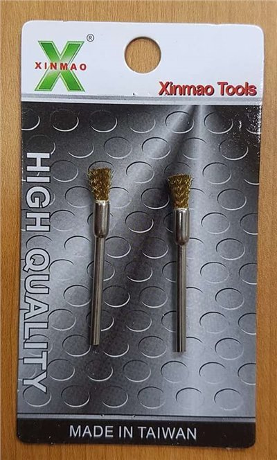 XINMAN 帶柄齊頭刷 5mm 柄徑3mm