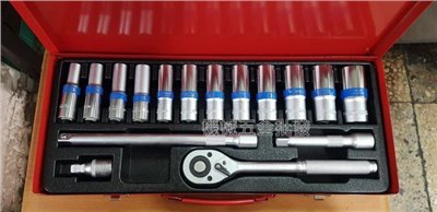  APTIGHT TOOLS 1/2" 4分長套筒組16件組
