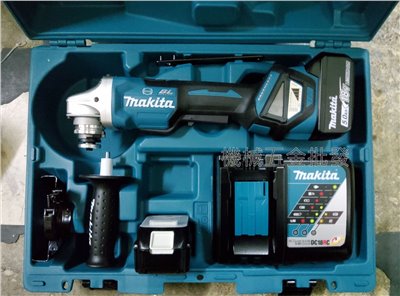 makita {牧田}  DGA418RTE 18V 5.0A 充電式平面砂輪機 調速器+無線連動