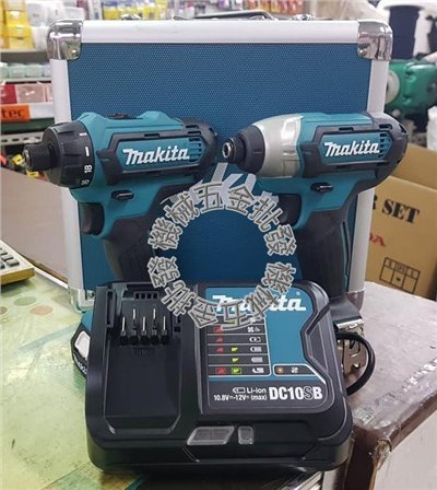 MAKITA {牧田} 12V充電式雙機組 CLX200SX1 12V1.5AH TD110起子機/ DF031D起子機