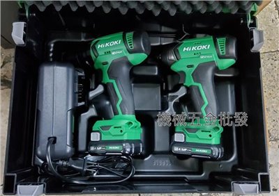 HIKOKI   12V超值組合雙機組WH12DA起子機+DV12DA震動電鑽