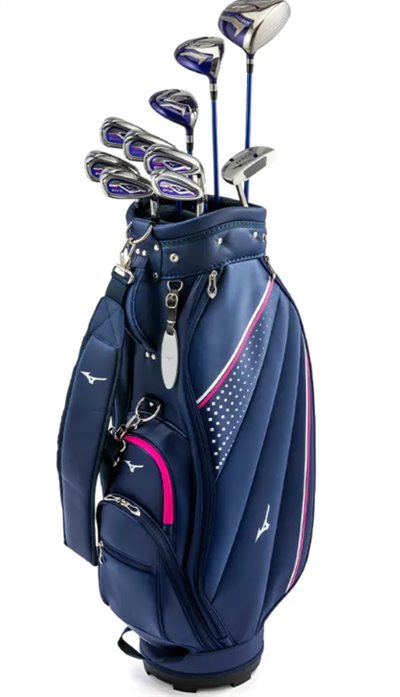 Mizuno【初學首選】EFIL8 女用套桿組10支 送桿袋 (日規)