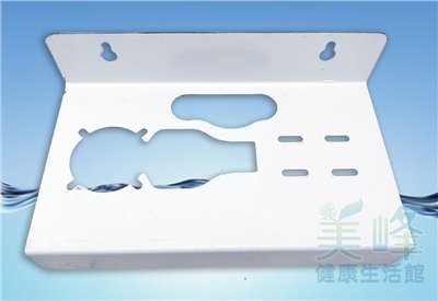 台灣製造 圓頭二道式白鐵吊片，適用QL2及QL3頭蓋 (可安裝PENTAIR濱特爾及部分3M濾心)