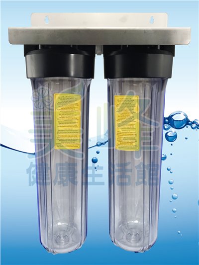 20吋大胖二道烤漆吊片(2透杯)濾水器.濾水器.淨水器.水族過濾.全戶式過濾.水塔過濾器(含扳手不含濾心)