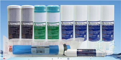 台灣製造，10英吋 Clean Pure 五道式一年份濾心組，加強除氯10支組✦