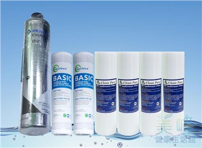 濱特爾家用BH2淨水器 三道式過濾器生飲級全認證一年份濾心(除氯版)✦