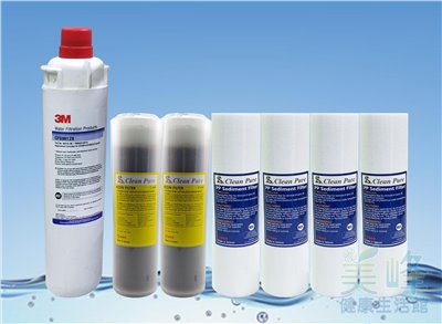 3M 9812X 家用淨水器 三道式過濾器生飲級全認證一年份濾心(軟水版)