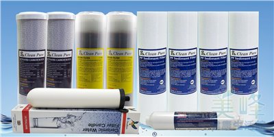 台灣製造丹頓五道式淨水器NSF一年份濾心，丹頓第5級ULTRACARB聖燭型(軟水版)✦