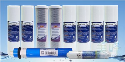 台灣製造RO機五道式一年份濾心/RO機淨水器採用NSF認證濾心可用於地下水質✦
