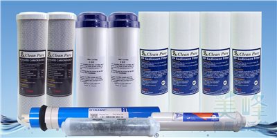 台灣製造RO機6道式/RO機淨水器/純水機採用通過NSF認證/SGS認證濾心一年份11支組✦