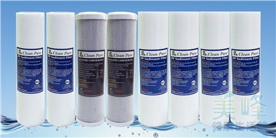 台灣製造三道式淨水器/飲水機/逆滲透純水機，一年份NSF濾心(適用地下水)8支組✦