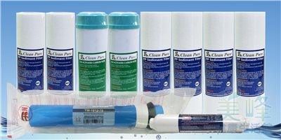 台灣製造，10英吋 Clean Pure 五道式一年份濾心組，地下水適用10支組✦