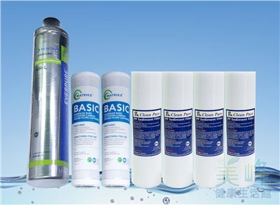濱特爾家用4HL(可替代H104)淨水器 三道式過濾器生飲級全認證一年份濾心(除氯版)