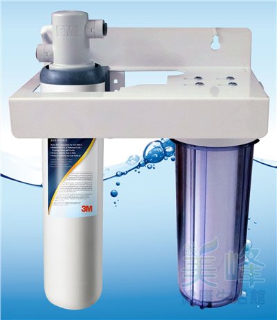 廚下淨水器3M S004/F004二道式家用除鉛精緻淨水器+烤漆吊片型不鏽鋼鵝頸全配件含一年份濾心
