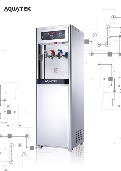 AQUATEK沛宸 AQ-1213 三溫標準型直立式飲水機，內含標準5道RO機