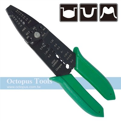 壓著剝線鉗 511.410 (0.8~2.6m㎡) Octopus