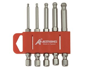 球型六角起子頭組 HBS-075 (5支/組) ALSTRONG