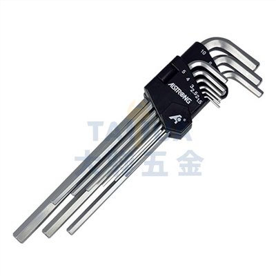 白金超長型六角板手組 CDX-09MX (1.5~10) ALSTRONG