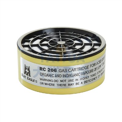 濾毒罐 RC-206 (無機.酸性氣體) 藍鷹牌