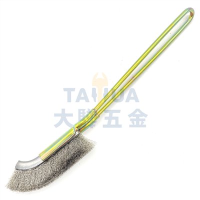 替換式鐵柄不銹鋼刷(彎頭) HJ-23 優利牌