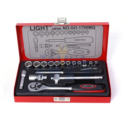 1/4"套筒組 GO-1700M (17件/組) LIGHT