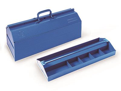 鐵製工具箱 ST-520 藍色 (雙開大)