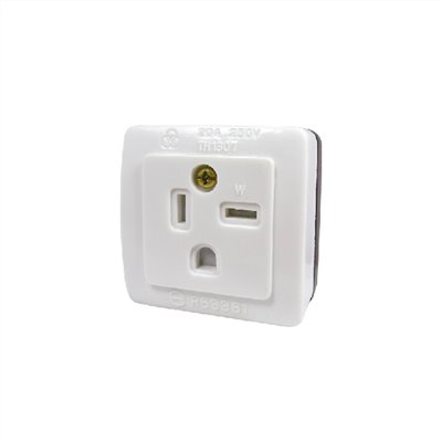 冷氣插座 明 T型 (20A 250V)