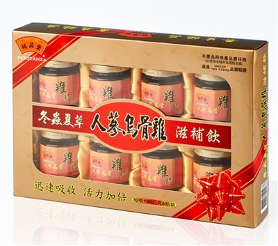純品堂人參烏骨雞精禮盒