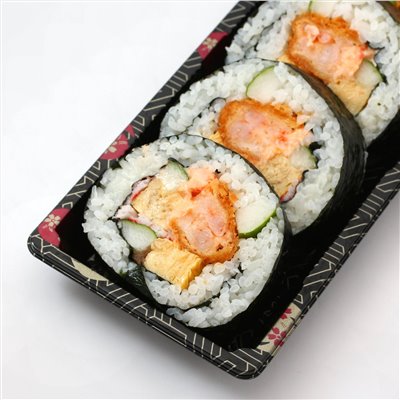 裕毛屋自製【特上炸蝦太捲】