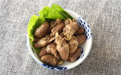 滷雞心