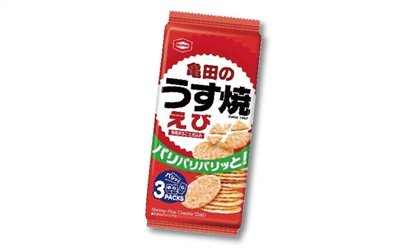 龜田【蝦味薄燒餅乾】70g