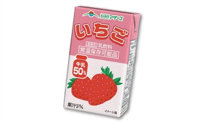 熊本酪農【草莓調味保久乳】250ml