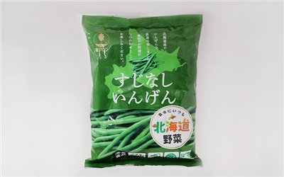 日本北連農協 【冷凍四季豆(熟)300g】