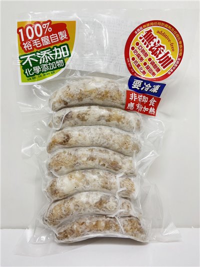裕毛屋自製【手工花枝香腸】