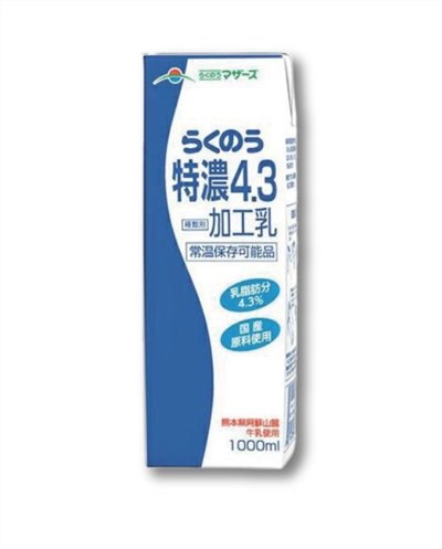酪農媽媽【大阿蘇特濃4.3保久牛奶】1000ml(效期至25.10.13)