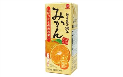 日本酪農【純粹蜜柑果汁】200ml(效期至25.10.28)