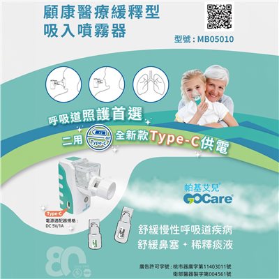 顧康 醫療 緩釋型 吸入噴霧器 美術藥局 實體經營