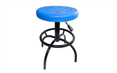 Metal Legs & HDPE Round Seat ,Adjustable Height 50-62CM Round,LABORATORY STOOL,環保椅,氣壓升降椅,環保實驗椅,環保工作椅