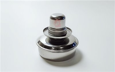 不鏽鋼安全酒精燈,Stainless Steel Spirit Lamp With Wick Adjustable,100ml,可調式燈芯