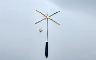 熱傳導儀,THERMAL CONDUCTIVITY OF METALS APPARATUS,星形導熱儀,A11-020,5種金屬材質：鋁、黃銅、鐵、鎳、紅銅 附小蠟塊,國教儀器