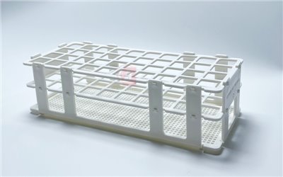 PP試管架,Plastic 40 Hole Test Tube Rack,PP材質,40孔,適用孔徑約20mm(或以下),A1-079-13b,國教儀器