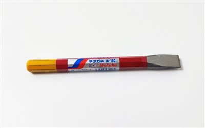進口平型鑿子,Geology Rock Flat Duty Chisel,地質用平頭鑿刀,鋼製一體成形,扁鑿 180mm,C1-200,國教儀器