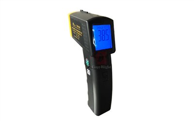 槍型紅外線溫度計,Infrared Thermometer,-30°C～300°C±3％,℃/℉,LED紅光指引功能,160×92×45mm,C1-026-8,國教儀器