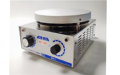 電磁加熱攪拌器,Heating Magnetic Stirrers,Aluminium PlateMetal,轉速50～1200RPM,使用容器100～3000ml,板面溫度300℃,板面直徑18cm,圓形鋁合金加熱板,附攪拌子,A6-041,國教儀器
