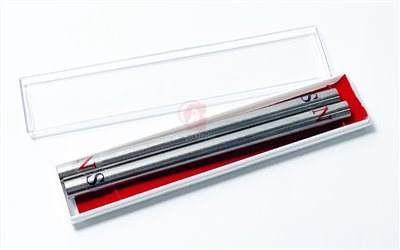 力棒狀磁鐵,Strong Magnet Rod,特殊鋼鐵製,直徑1cm,長15cm,2入,附保管盒,A13-094,國教儀器