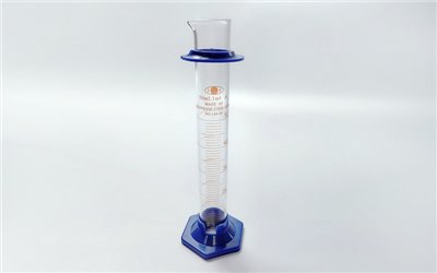 Measuring Cylinder with Detachable Plastic Base & Protection Collar 25ml,安全防護量筒,國教儀器,A1-140-2