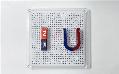 磁針式磁場顯示儀,Magnetic Field Lines,小磁針 磁力線磁場顯示板,U型磁鐵,棒型磁鐵,A13-084-5,國教儀器